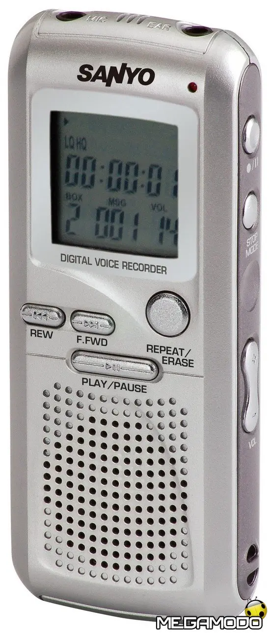 Sette nuovi dittafoni digitali da Sanyo