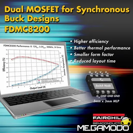 Nuovo dual MOSFET di Fairchild Semiconductor