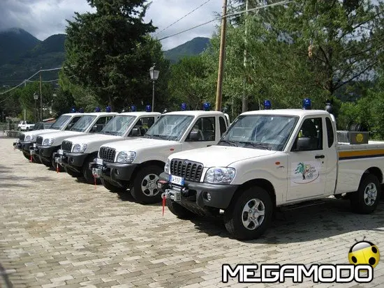 Pick-up Mahindra anti-incendio per il Parco Pollino