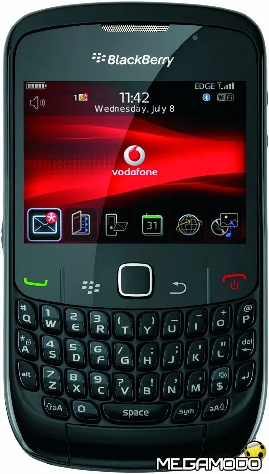 Nuovo BlackBerry Curve 8520 per l'Italia