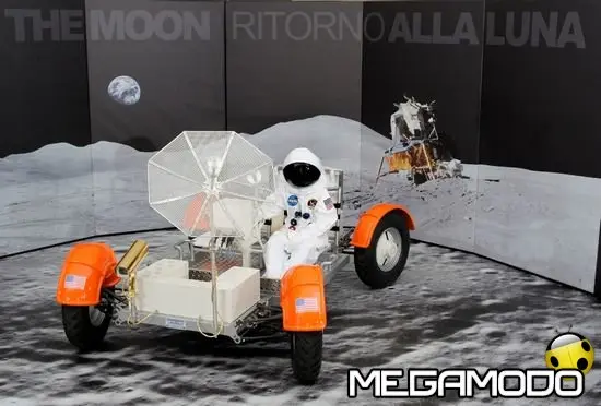 Lunar Roving Vehicle, piazza della Cancelleria come sulla Luna