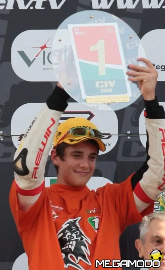 Andrea Boscoscuro Campione Italiano Velocità Stock 600 con EMBLEMA