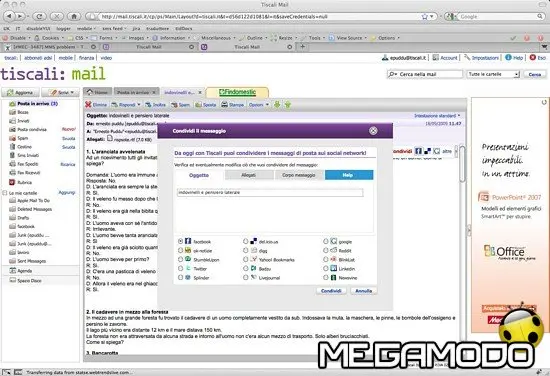 Tiscali presenta la Social Mail
