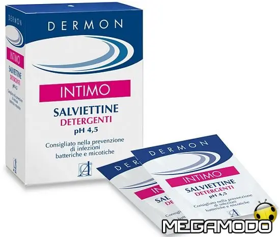 Dermon intimo, salviettine detergenti pH 4.5 