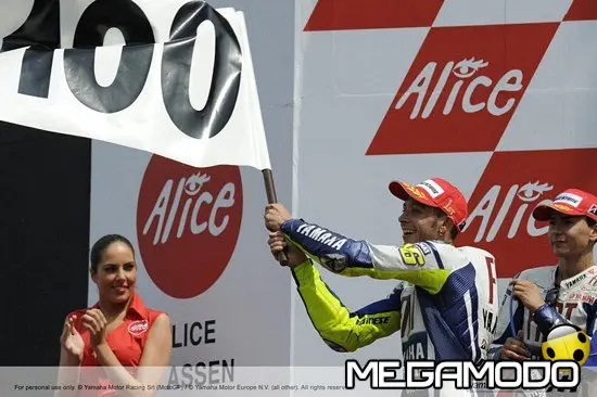 Valentino Rossi in gara alla 6 0re di Vallelunga