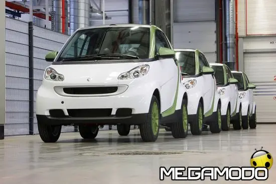 Avvio della produzione di 1.000 Smart Fortwo Electric Drive