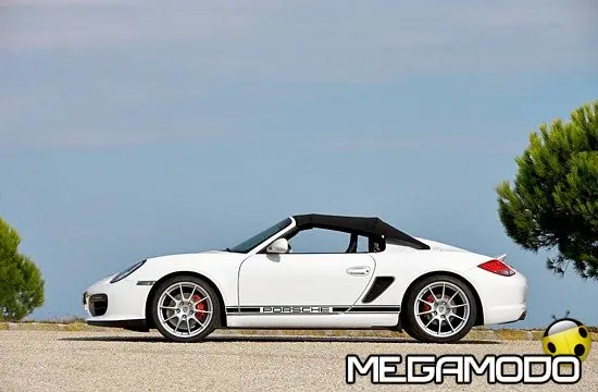 Nuova Porsche Boxster Spyder a Los Angeles