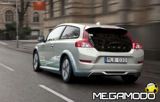 Volvo C30 elettrica, autonomia di 150 km