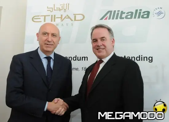 Memorandum of Understanding tra Alitalia ed Etihad Airways