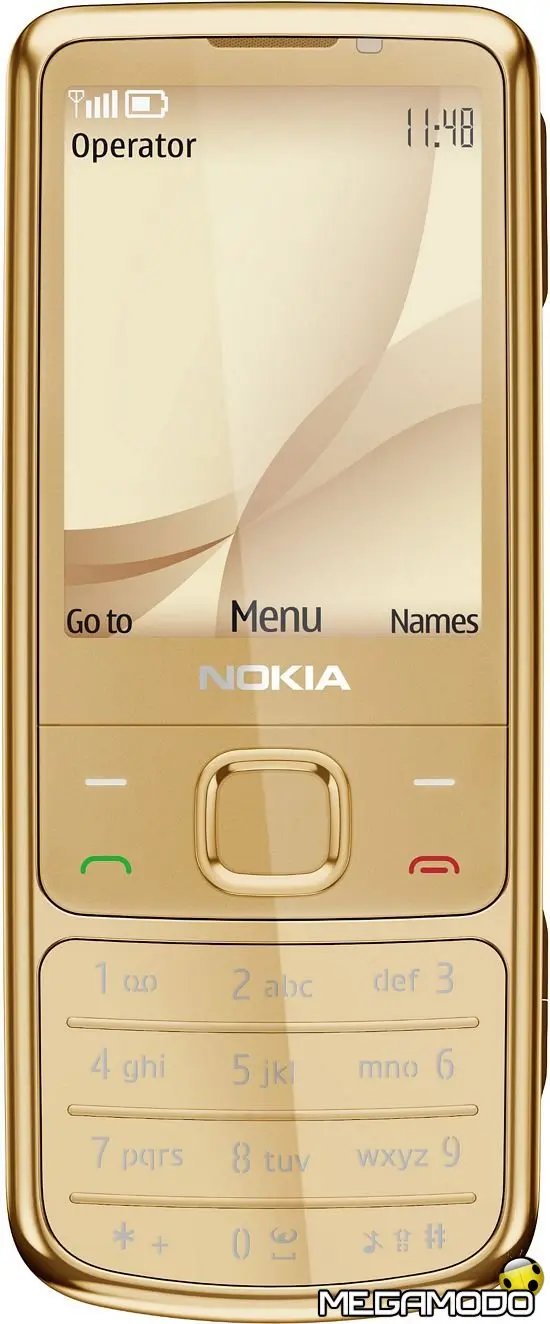 Nokia 6700 classic Gold Edition, per una vita più brillante