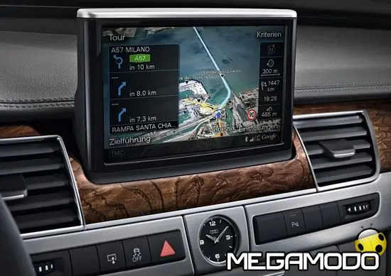 La nuova Audi A8 con Google Earth