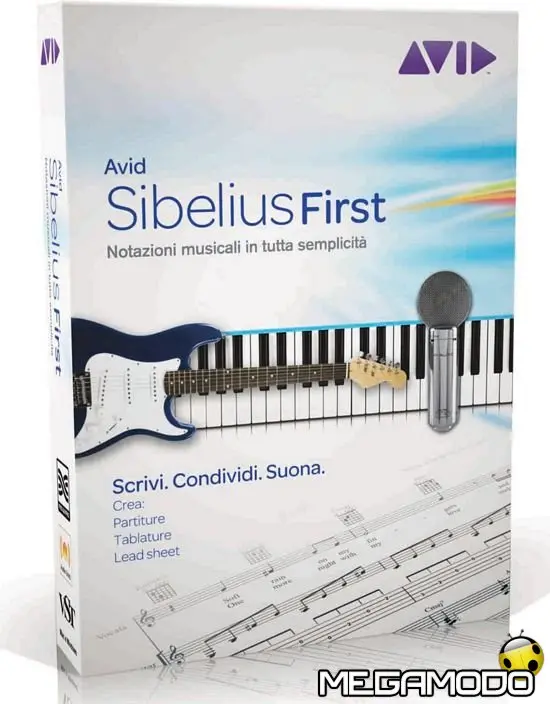 Avid Sibelius First, software di notazione e composizione musicale