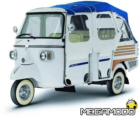 Piaggio MP3 Hybrid e Ape Electric Lithium a MoTechEco 2010