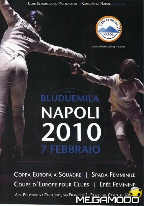 A Napoli la Coppa Europa di spada a squadre, Trofeo Bluduemila
