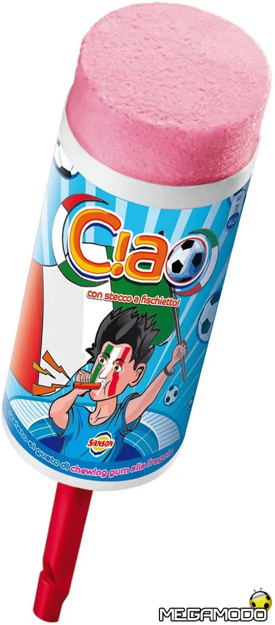 Sanson presenta Ciao, il gelato con fischietto