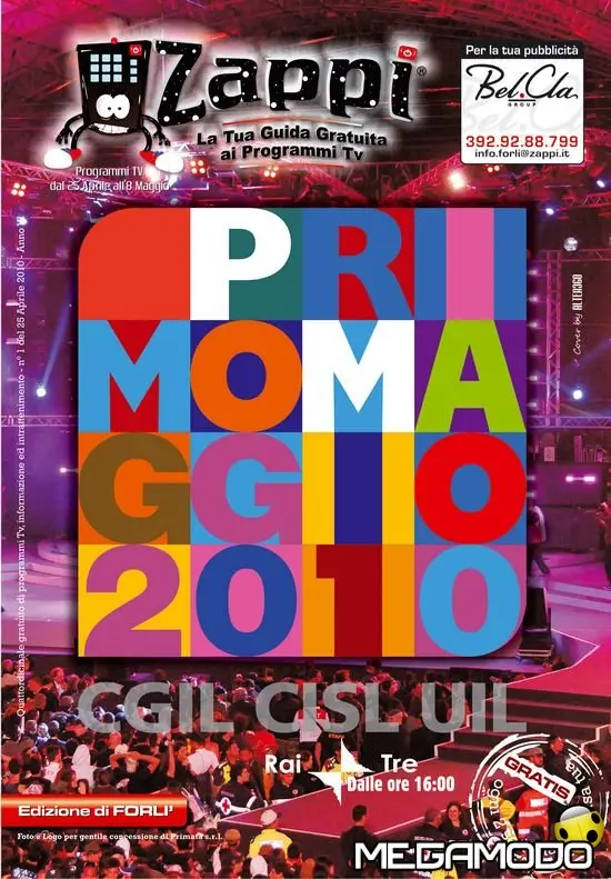 Zappi celebra il concerto del Primo Maggio