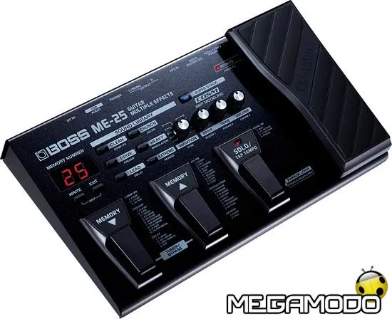 Boss ME-25, pedaliera multieffetto per chitarra