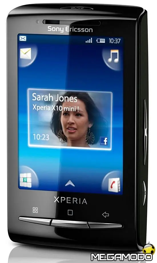 Sony Ericsson Xperia X10 Mini con Graffiti 3D