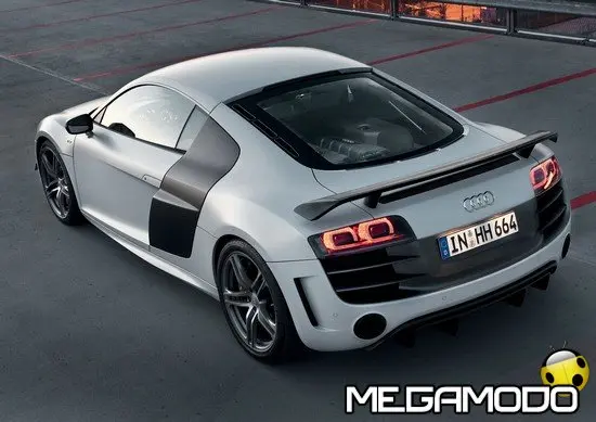 Audi R8 GT, prestazioni straordinarie