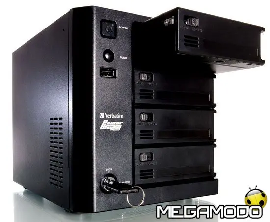 Verbatim PowerBay DataBank NAS, fino a 8 Terabyte