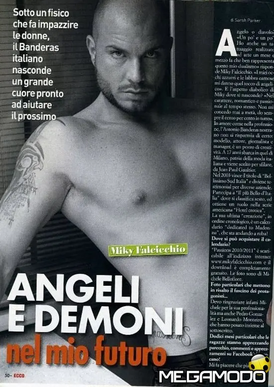 Miky Falcicchio, un po' angelo e un po' demone