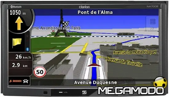 Clarion NX700E, nuovo navigatore satellitare multimediale