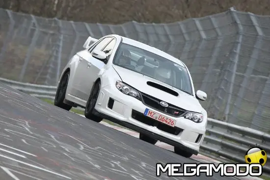 Test per la Subaru Impreza WRX STI berlina