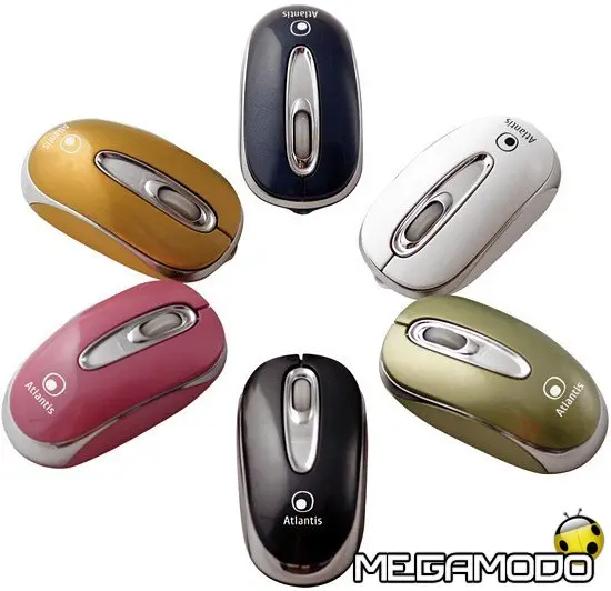 Atlantis Mini Optic Mouse USB, dai colore al tuo portatile