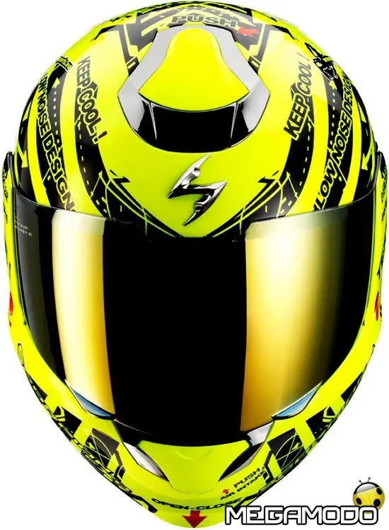 Scorpion-Exo 900 Air Signal, ispirato ai caschi Test