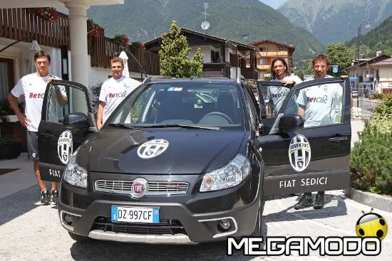 Fiat Sedici in ritiro con la Juventus
