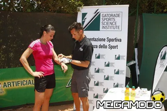 Flavia Pennetta e lo Sweat Test del GSSI