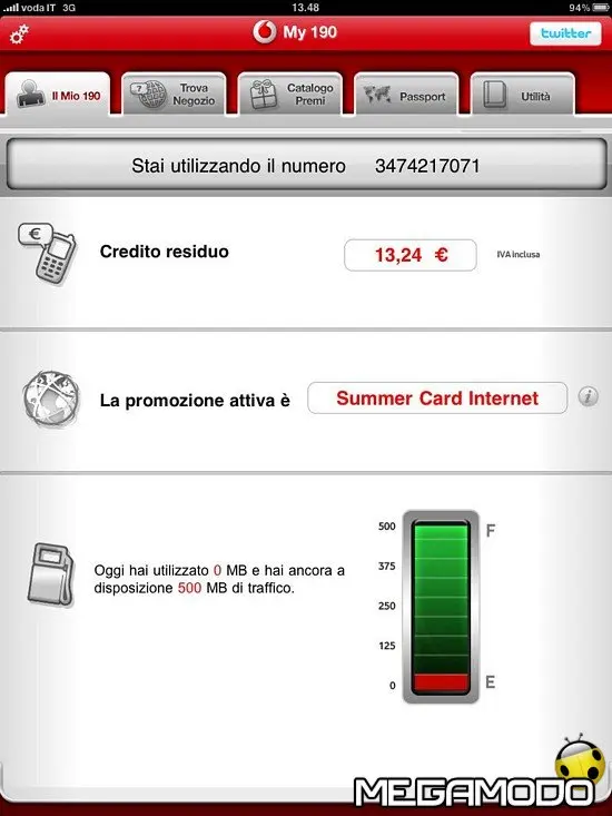 My 190 anche per iPad