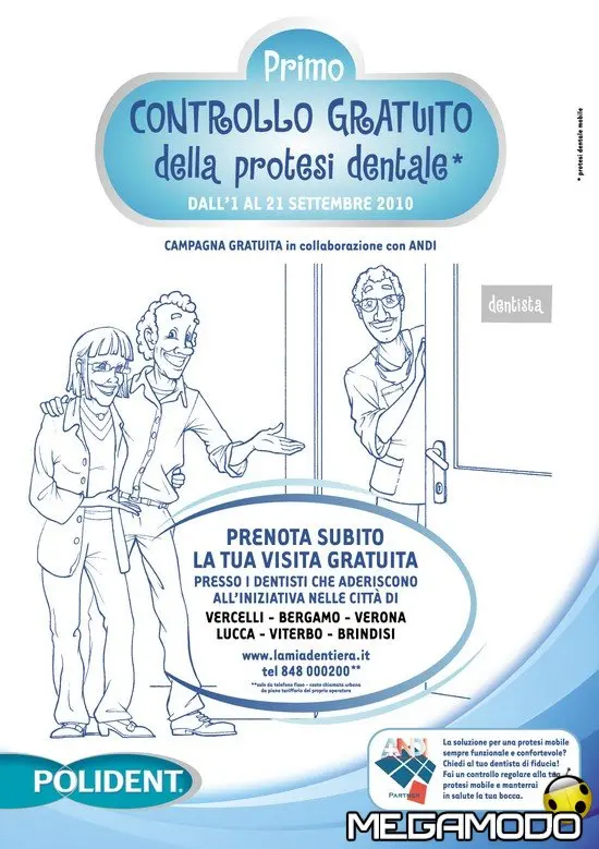 Primo controllo gratuito della protesi dentale