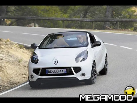 Renault Wind, esclusivo e scenografico tetto rotativo