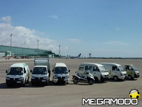 Piaggio Porter Electric Power e Mp3 Hybrid all'Aeroporto di Barcellona