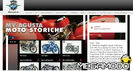 MV Agusta, ecco il museo virtuale dello storico marchio 