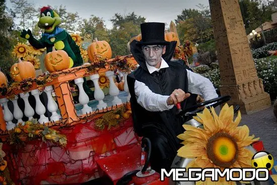 Gardaland Magic Halloween 2010 con Aida Yespica