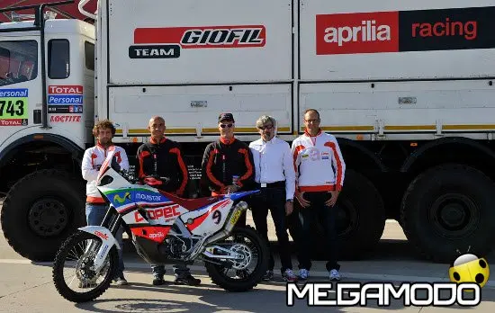 Il Team Giofil Aprilia Racing al Pharaons Rally 2010