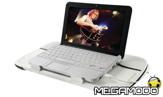 Logitech Speaker Lapdesk N550, per netbook e portatili compatti