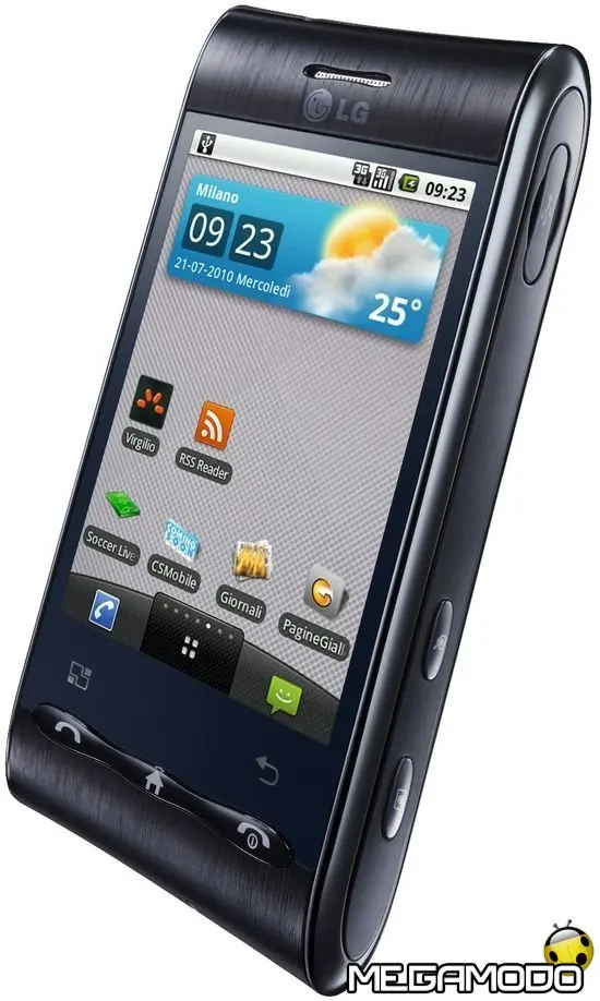 LG Optimus GT si aggiorna alla versione Android 2.1