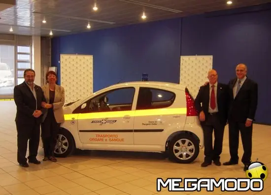 Da Peugeot una 107 automedica alla Croce Bianca Milano