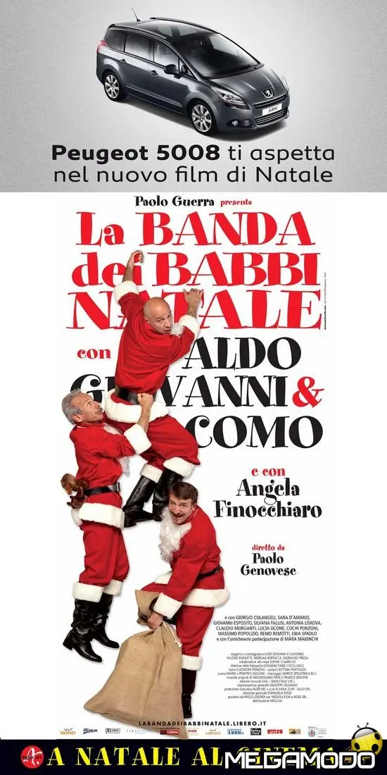 La banda dei Babbi Natale e la Peugeot 5008