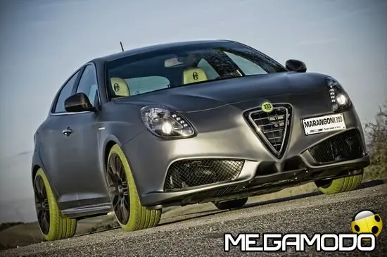 Giulietta G430 iMove Marangoni con speciali pneumatici verdi M-Power iGreen