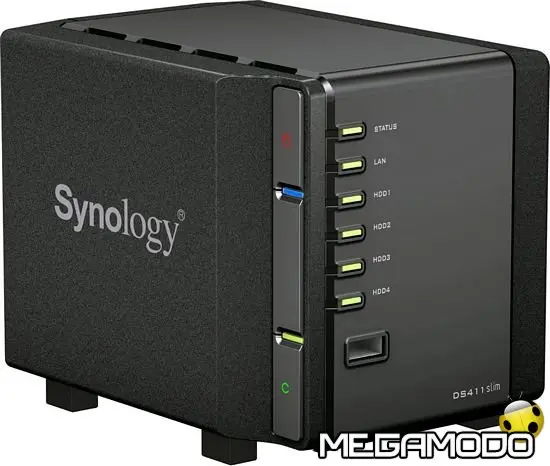 Synology DiskStation DS411slim, server NAS a 4 bay