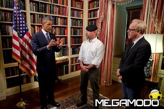 Barack Obama sfida i Mythbusters