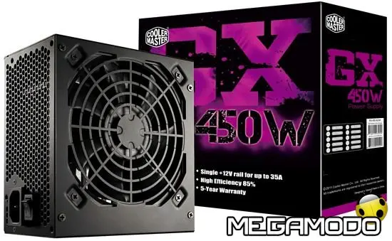 Cooler Master GX 450W, nuovo a 450W della serie Gamer Xtreme