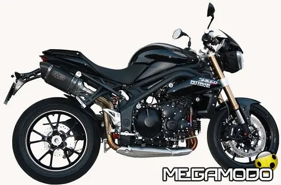 Triumph Speed Triple 2011, nuovi scarichi