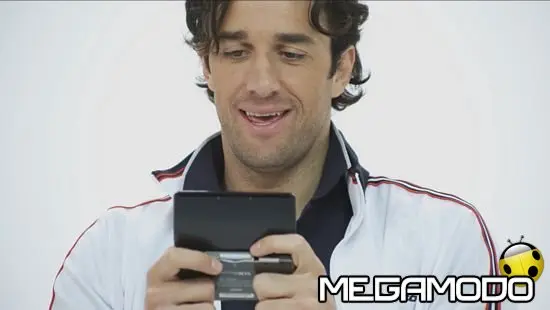 Luca Toni per la nuova console Nintendo 3DS