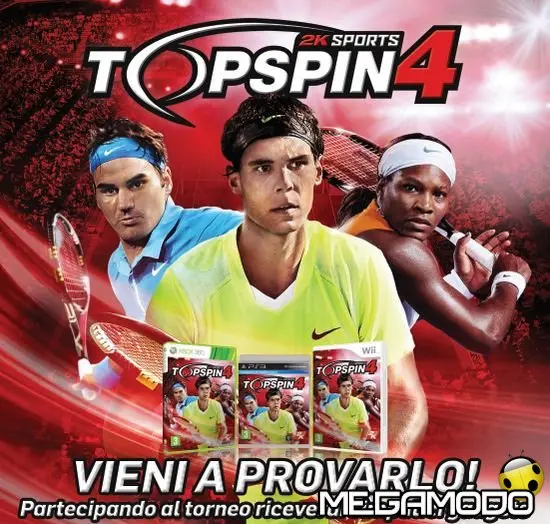 Al via il Top Spin 4 Tour