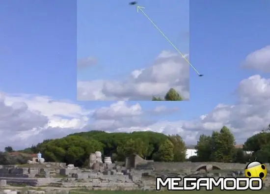 Avvistamento ufo a Paestum, Salerno